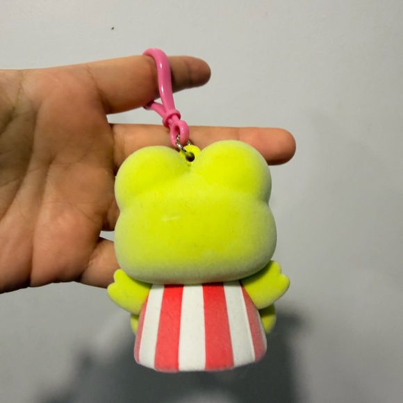 Sanrio Keroppi figural bag clip or keychain. - Picture 3 of 8